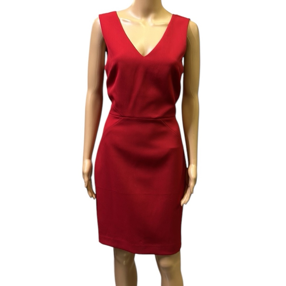 Banana Republic Red Midi Dress